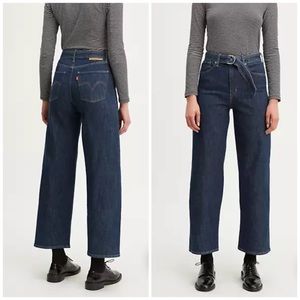 LEVIS MILE HIGH WIDE LEG BELTED WOMEN'S JEANS 27